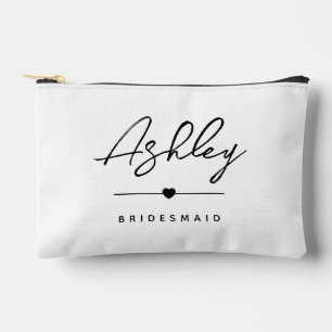 Bolsito Accesorio Pequeño Sencillo Moderno Elegante Nombre Personalizado de