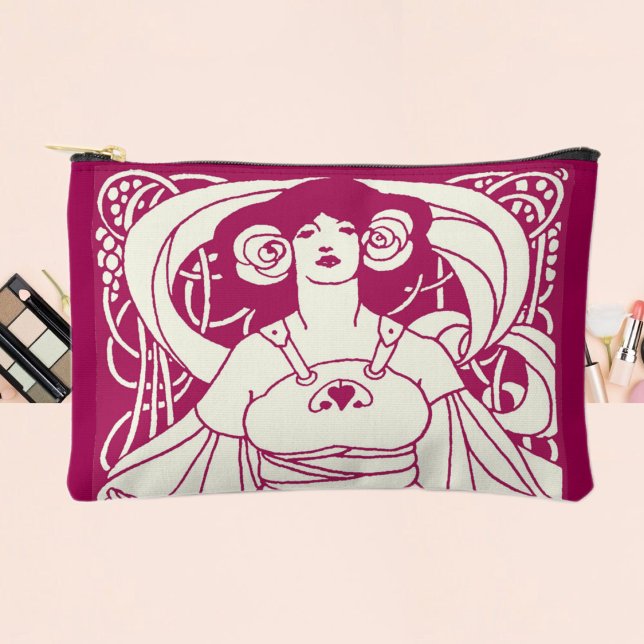Bolsito Accesorio Pequeño Señora de la Cosecha de Art Nouveau (Subido por el creador)