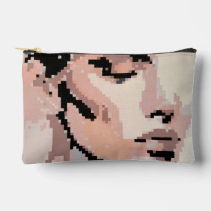 Bolsito Accesorio Pequeño Sérénité Portrait Moderne Neutre Pixel Art