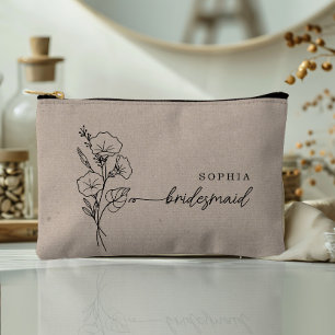 Bolsito Accesorio Pequeño Setiembre Mes de Nacimiento Flor Prima de Brigada 