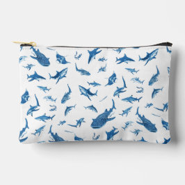 Bolsito Accesorio Pequeño Sharks & Manta Rays｜Ocean Art Design