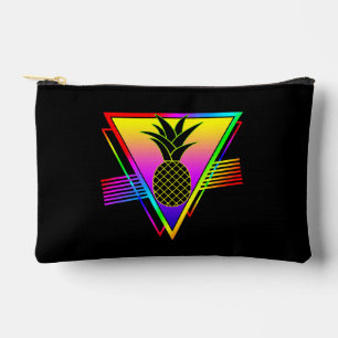 Bolsito Accesorio Pequeño Silueta Moderna Retro Piña Fruta de Verano