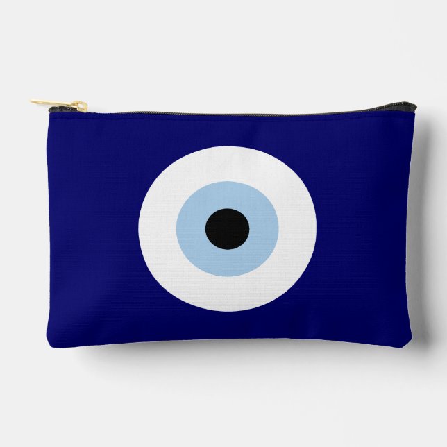 Bolsito Accesorio Pequeño Símbolo de protección de ojos malvados azul person (Anverso)
