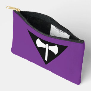 Bolsito Accesorio Pequeño Símbolo tri de la bandera del Orgullo Lesbiano de