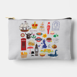 Bolsito Accesorio Pequeño Símbolos británicos del Reino Unido