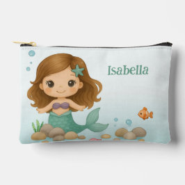 Bolsito Accesorio Pequeño Simple cute little mermaid kids pencil case