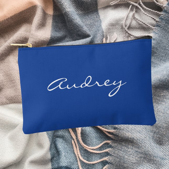 Bolsito Accesorio Pequeño Simple Modern Minimalist Cute Aesthetic Blue (Subido por el creador)