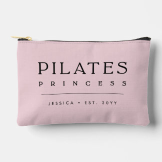 Bolsito Accesorio Pequeño Simple Princesa de Pilates Rosa Personalizada