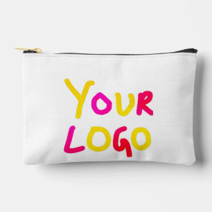 Bolsito Accesorio Pequeño simple y mínimo añadir su logotipo/diseño aquí neg