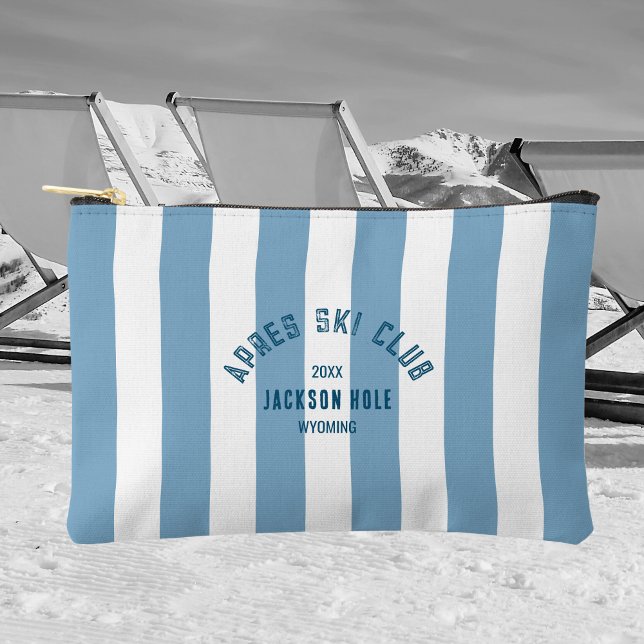Bolsito Accesorio Pequeño Ski Ski Club de Apres Personalizado de banda azul  (Subido por el creador)