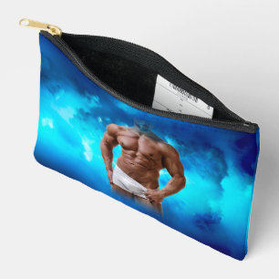 Bolsito Accesorio Pequeño SlipperyJoe hombre musculoso barbudo sin camiseta 