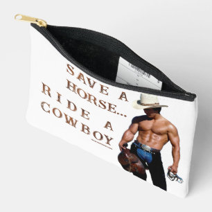 Bolsito Accesorio Pequeño SlipperyJoe's Save a horse Ride A Cowboy gorra mus
