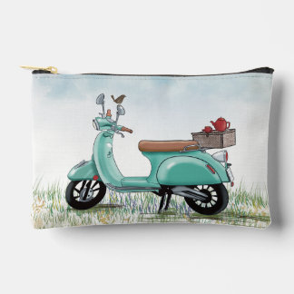 Bolsito Accesorio Pequeño Small Teal Scooter