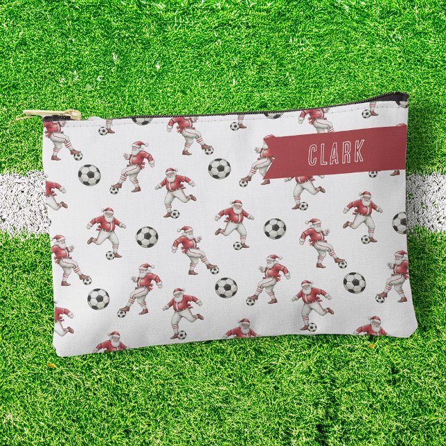 Bolsito Accesorio Pequeño Soccer Santa Personalized Christmas (Subido por el creador)