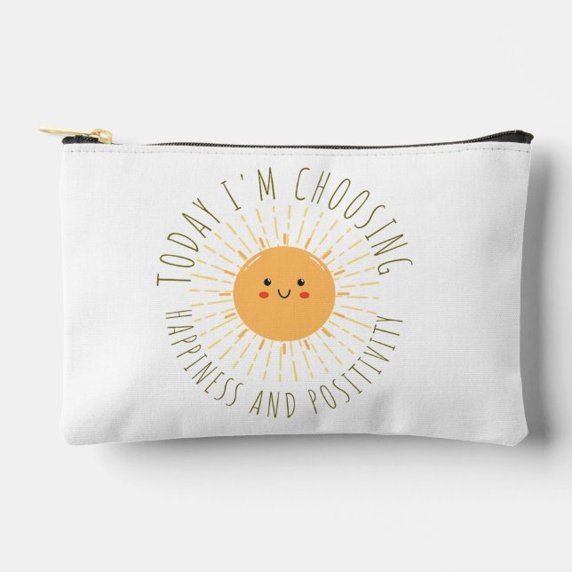 Bolsito Accesorio Pequeño Sol sonriente lindo  (Anverso)