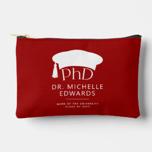 Bolsito Accesorio Pequeño Sombrero de graduación de doctorado personalizado 
