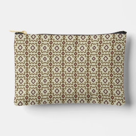 Bolsito Accesorio Pequeño Southwestern Old Spanish Vibes Brown Cream