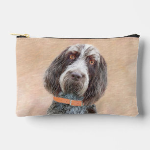 Bolsito Accesorio Pequeño Spinone Italiano Pintando Arte De Perro Marrón Cut