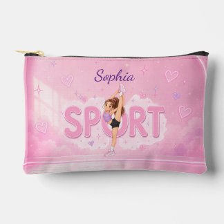 Bolsito Accesorio Pequeño Sportmädchen- Akrobatik- Turnerin- Gymnastik- rosa