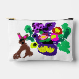 Bolsito Accesorio Pequeño Spring flowers Rabbit joy