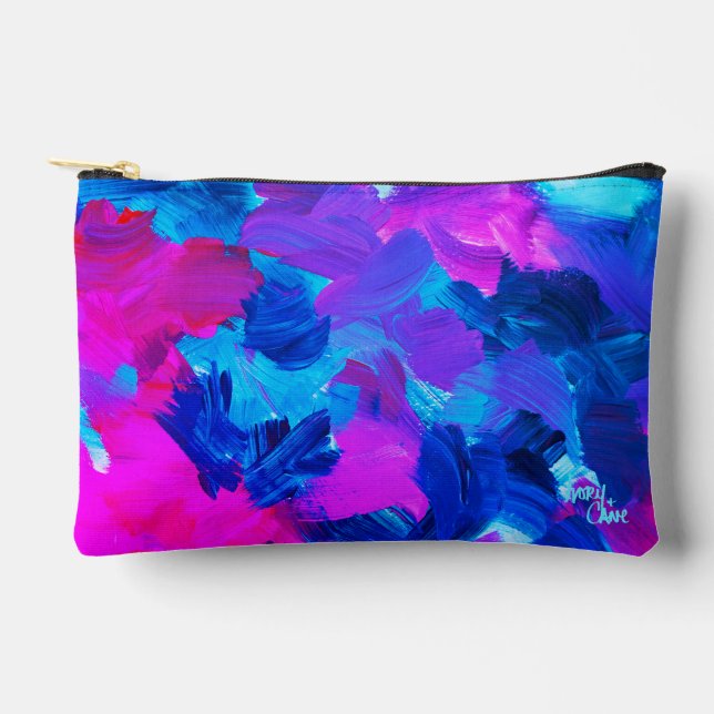 Bolsito Accesorio Pequeño SPWW Electric Vibes Print Cut Sew Bag (Anverso)