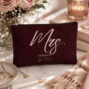 Bolsito Accesorio Pequeño Sra Novia Elegante Recién Casada Personalizada