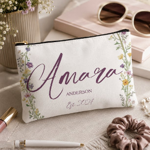 Bolsito Accesorio Pequeño Sra Novia Elegante Recién Casada Personalizada