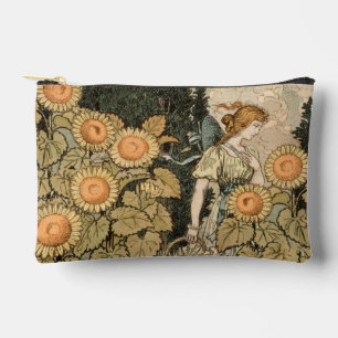 Bolsito Accesorio Pequeño Sunflower Art Nouveau Garden Grasset Mujer