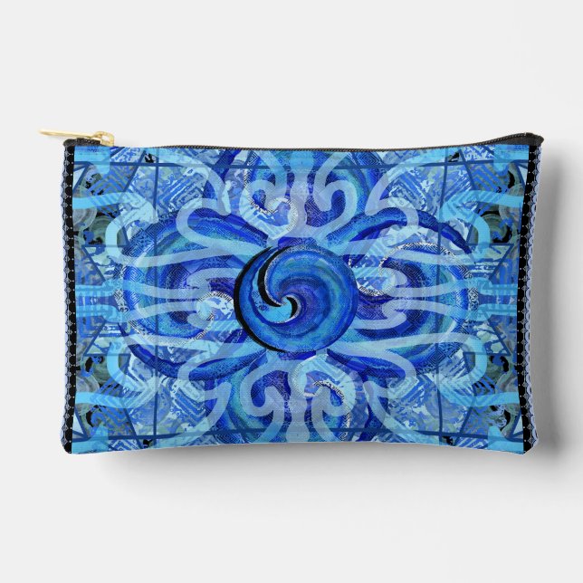 Bolsito Accesorio Pequeño Susea Blu Studios Wave Pouch (pequeño) (Anverso)