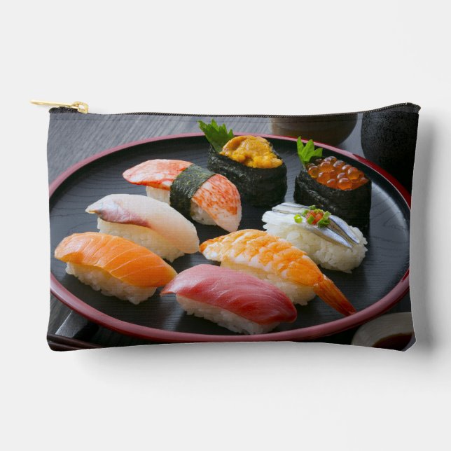 Bolsito Accesorio Pequeño Sushi Symphony Pouch – Perfect Plate Harmony (Anverso)