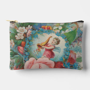 Bolsito Accesorio Pequeño Tarjeta de San Valentín floral de la era victorian
