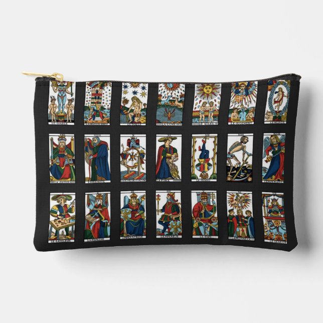 Bolsito Accesorio Pequeño Tarot Major Arcana (Anverso)