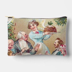 Bolsito Accesorio Pequeño Te deseamos una Feliz Navidad - Tarjeta Vintage