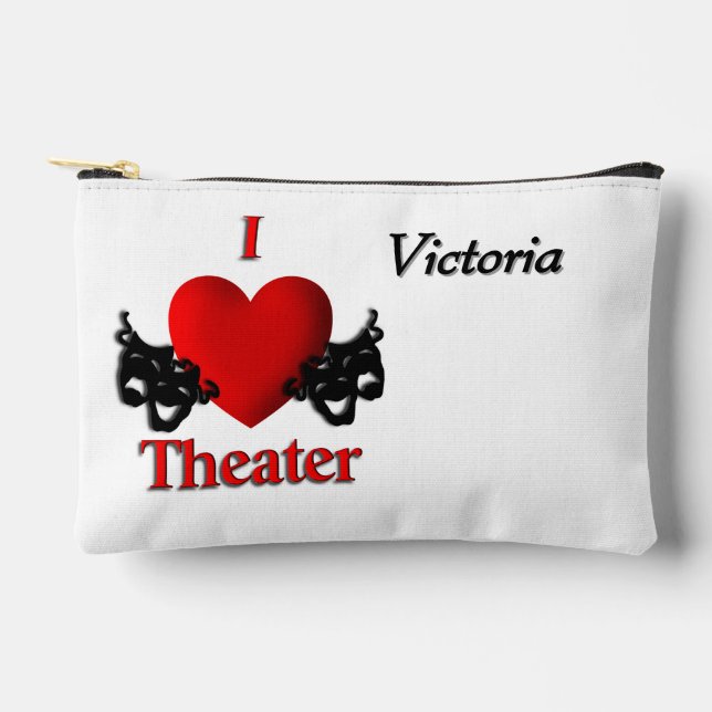 Bolsito Accesorio Pequeño Teatro I Heart Personal (Anverso)