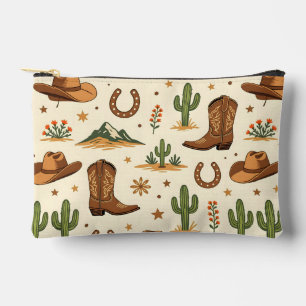 Bolsito Accesorio Pequeño tema de país occidental con cactus