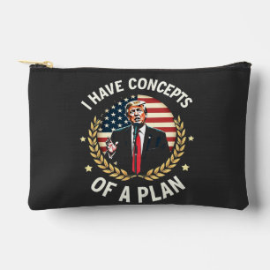 Bolsito Accesorio Pequeño Tengo los conceptos de un plan que Trump discute l