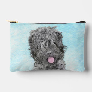 Bolsito Accesorio Pequeño Terrier Ruso Negro BRT RBT Pintura Arte Perro Masc