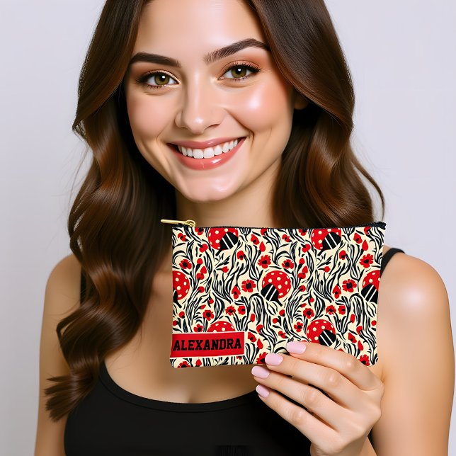 Bolsito Accesorio Pequeño Texto del personalizado La ventana emergente (Custom text The Paddle Pop Accessory Pouch)