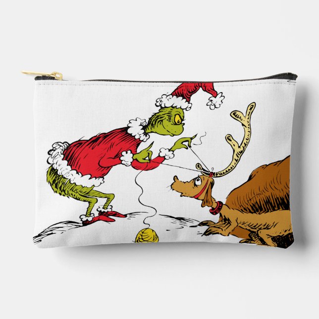 Bolsito Accesorio Pequeño The Grinch Prepares Max the Reindeer (Anverso)