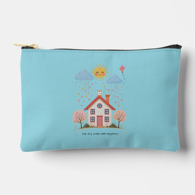 Bolsito Accesorio Pequeño The sky cried with happiness (Anverso)