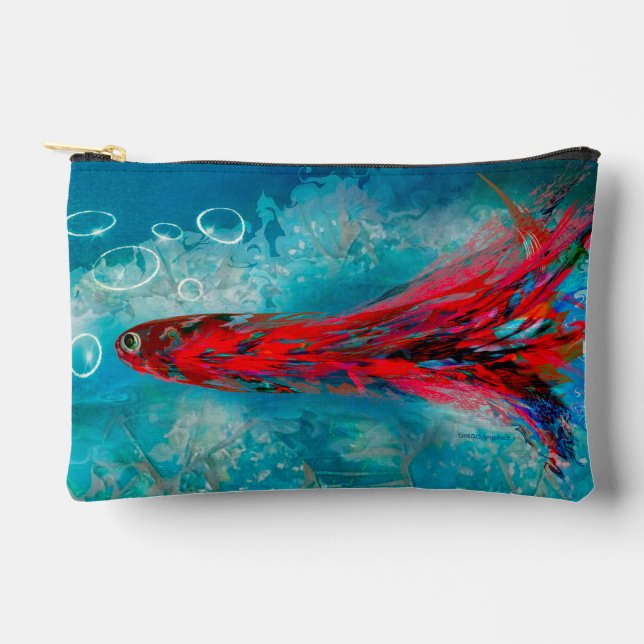 Bolsito Accesorio Pequeño Thinkin’ in the Deep B G Sea  (Anverso)