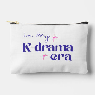 Bolsito Accesorio Pequeño Tipografía de la Era Kdrama Blanca Cosmética Minim