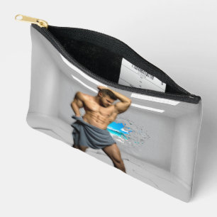 Bolsito Accesorio Pequeño Toalla de hombre de SlipperyJoe rota pared de ladr