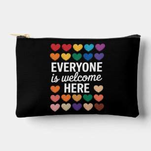 Bolsito Accesorio Pequeño Todos Son Bienvenidos Aquí LGBTQ