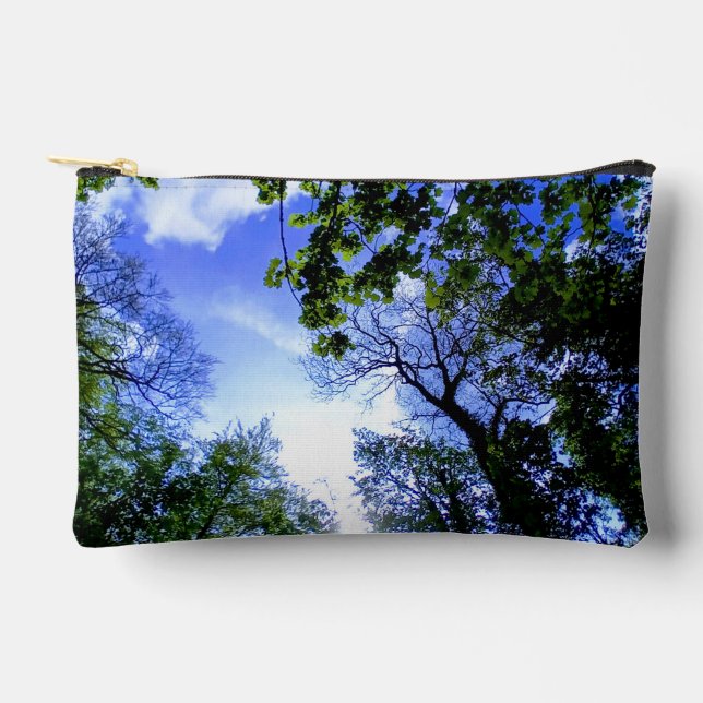 Bolsito Accesorio Pequeño Tops , de los árboles verdes (Anverso)