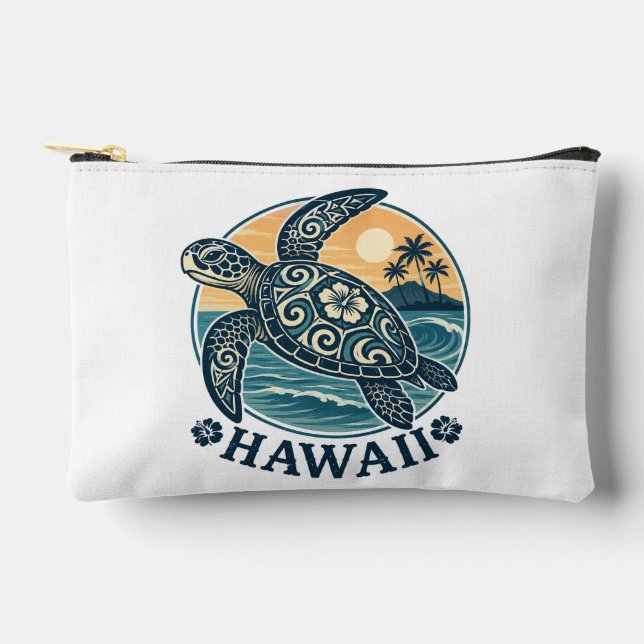 Bolsito Accesorio Pequeño Tortuga de Hawái (Anverso)