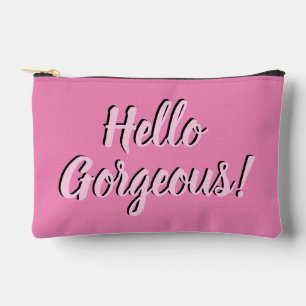 Bolsito Accesorio Pequeño Trendy Hello Gorgeous Girly Pink
