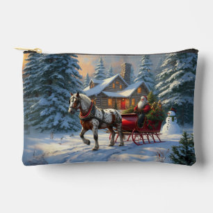 Bolsito Accesorio Pequeño Trineo de un caballo de Santa Claus
