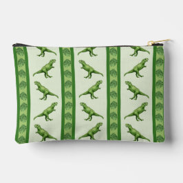 Bolsito Accesorio Pequeño Tyrannosaurus Rex Stripe Zipper Pouch