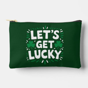 Bolsito Accesorio Pequeño Vamos a tener suerte, Shamrock Funny St Patrick's 